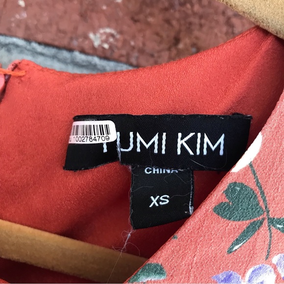 Anthropologie Yumi Kim Love Me Tender Floral Long Sleeve Midi Dress Size XS - Picture 11 of 14